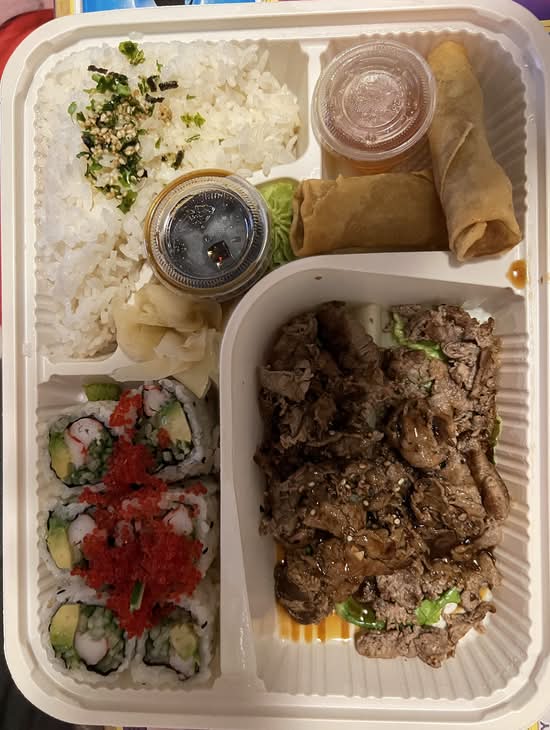 UX2. Sliced Beef Teriyaki Bento Box 日式照烧牛肉便当